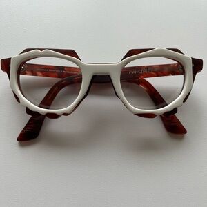 Minchilla Italian Artisan glasses with snap-on sunglass frame